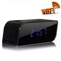 P2P Wifi Pinhole Hidden Alarm Clock Spy Security & Surveillance Camera