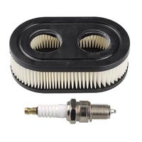 Hipa 593260 798452 Air Filter with Spark Plug for Briggs & Stratton 550E-550EX Series 4247 5432 5432K Engine Lawnboy Lawnmower