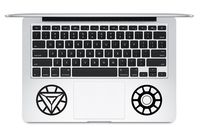 Iron Man Arc Reactor And Logo Apple Macbook Trackpad Keyboard Vinyl Decal Sticker Apple Mac Air Pro Laptop Sticker Skin