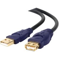 BELKIN F3U134-06 A-Male to A-Female USB 2.0 Cable (6ft) (F3U134-06)