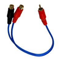 Bass Rockers RCA Y-Splitter Cable (1 Male to 2 Female) - RC2F1M