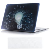 2018 Macbook Pro 15.4 Inch Case and Keyboard Cover,Sunway Ultra Thin Beautiful Mixed Refreshing Styles Hard Case Cover for 2018 Macbook Pro 15.4 Inch with Touch Bar(A1990 / A1707) - Wisdom