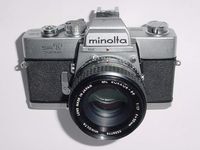 Minolta SRT-102 / SRT Super / SRT-303 SLR Camera Body and a Minolta 50mm Lens