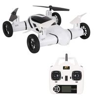 Drone for Kids Flying Remote Control Car Ground 2 in 1 Headless Mode 3D Flip Led Light Bonus Battery