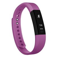 Teslasz Fitness Tracker, Sleep Monitor Calorie Counter Pedometer Sport Activity Tracker for Android and iOS Smart Phone,Purple