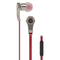 AT&T SEB10 Stainless Steel High-Fidelity Noise Isolating In-Ear Earbuds with Tangle-Free Cable