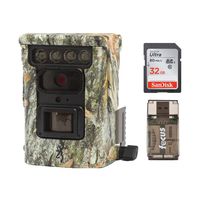 Browning BTC9D Defender 850 WiFi/Bluetooth Trail Game Camera (20MP, Camo) & 32Gb Card with Focus Reader