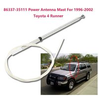 86337-35111 Power Antenna Mast For 1996-2002 Toyota 4 Runner, 1998-2005 Toyota Hilux, 1996-2002 Toyota Prado Power Aerial AM FM Radio Antenna Mast Replacement Cord Cable