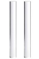 Clay Roller - 2-Pack Acrylic Rolling Pin, Rolling Clay Bar, Clear, Perfect Ceramics Clay Pottery Craft Tool for Shaping, Smoothing, Modelling, Sculpting 1 x 1 x 8 Inches
