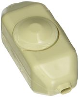 Leviton 6250-3I 200W Incandescent Feed-Through Full Range Lamp Cord Dimmer, Single-Pole, Ivory