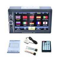 ZYooh Car GPS Player, 7" Double 2 Din Touchscreen In Dash GPS Car Stereo Radio Mp3 Player FM Aux