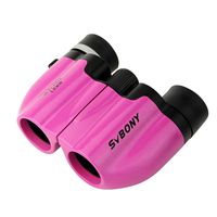 SVBONY SV26 Kids Binocular 8x21 High Resolution Real Optics Party Favors for Bird Watching Premium Educational Learning Watching Wildlife Camping Hunting Birthday Gift(Rose red)