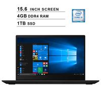 Lenovo 2019 Premium Ideapad S340 15.6 Inch HD Laptop (Intel Dual Core i3-8145U up to 3.9 GHz, 4GB RAM, 1TB SSD, Intel UHD Graphics 620, WiFi, Bluetooth, HDMI, Windows 10) (Black)