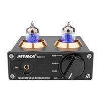 AIYIMA DC12V HiFi 6J2 Tube MM Phono Preamplifier Vinyl Record Player Stereo Tube Preamp Amplifier Turntable Phonograph DIY