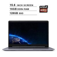 Asus 2019 VivoBook F510QA 15.6 Inch FHD Laptop Computer (AMD Quad Core A12-9720P up to 3.6 GHz, 16GB RAM, 128GB SSD, AMD Radeon R7, Bluetooth, WiFi, HDMI, Windows 10)