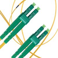 LC/APC to LC/APC Fiber Patch Cable Singlemode APC Duplex - 3m (9ft) - 9/125 OS1 - Beyondtech PureOptics Series