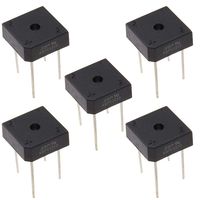 Bridgold 5pcs KBPC1010 Bridge Rectifier Diode, Single Phase,Full Wave 10 Amp 1000 Volt Electronic Silicon Diodes,4-Pin