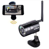 EsiCam Battery Backup Camera Wireless for Smart Phone Versatile Used for RV Travel Trailer Hitch Tow Truck Home Security Baby Monitor Creative All in One Camera with Flash and Battery-EH05-B