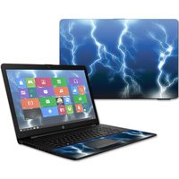 MightySkins Skin Compatible with HP 17t Laptop 17.3" (2017) - Lightning Storm | Protective, Durable, and Unique Vinyl Decal wrap Cover | Easy to Apply, Remove, and Change Styles | Made in The USA