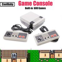 melysUS Mini Game Consoles Retro Built-in 620 Classic Games Dual Gamepad Gaming Player Handheld Games (2 Buttons)
