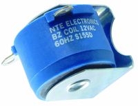 NTE Electronics RB-12 Series RB Alarm and Signal AC Buzzer, 12 VAC Nominal Voltage