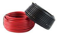 16 Gauge Red & Black Power Ground Wire 25 FT Each 50' Total Stranded Copper Clad