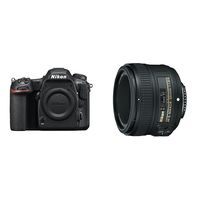 Nikon D500 DX-Format Digital SLR Portrait and Prime Photography Lens Kit