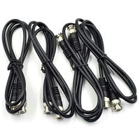 Hxchen 1m/3ft BNC Cable - BNC Male to Male Extension Connector Adapter RF Professional RG-58/U Grade Coaxial Wire Cord Cable Jack Plug for Video Security Camera CCTV Systems, Oscilloscope - (4 Pcs)