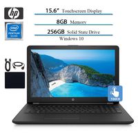 HP 15.6 2019 Newest Premium Pavilion Touchscreen Laptop Notebook Computer, Intel Pentium 4-Core N5000, up to 2.7 GHz, 8GB RAM, 256GB SSD, Win 10