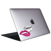 Feminist Lips Tablet & Laptop Sticker