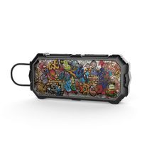 Portable Bluetooth Speakers V5.0,ProExtend 10W True Wireless Stereo Bass Speaker,with IPX4 SplashProof,Outdoor Long Playtime,Graffiti,Micro SD Support,Bulit-in Mic