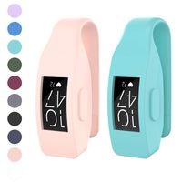 Watbro Clip Holder Compatible with Fitbit Inspire/Inspire HR, Soft Silicone Sport Pocket Clip Replacement Accessories, for Inspire HR Fitness Trackers Women Men