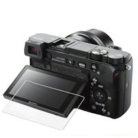 for Sony A6400 Glass Screen Protector - [2 Pack] Sony A6400 Camera Anti Scratch Tempered Glass Screen Protector 9H Hardness High Clear Film