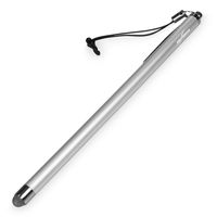 Kindle Fire Stylus Pen, BoxWave [EverTouch Slimline Capacitive Stylus] Slim Barrel Capacitive Stylus with FiberMesh Tip for Amazon Kindle Fire - Metallic Silver