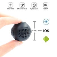 Spy Hidden Camera LXMIMI 1080P HD Mini Wireless Camera P2P IP Hidden Camera Supports Remote View and Control Security Camera with Night Vision & Motion Detection for Home Surveillance