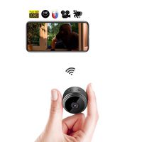 Kkeep Spy Camera 1080P Video Recorder Wireless IP Mini Cameras hidden camera Ultra small Camera WiFi Remote View home security cam Mini Security Monitoring 150°Angle Nanny Cam Night Vision Motion Dete