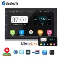Backup Camera + Double 2Din 7" Touchscreen in Dash Stereo Android Car Navigation Stereo 1G RAM+16G ROM Car Entertainment Multimedia Radio,FM AM Radio/GPS/WiFi/Mirror Link