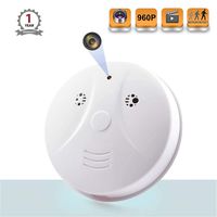 Smoke Detector Spy Camera, MaQue Upgrate Hidden Cameras Loop Recording Video Security Nanny Cam with Night Vision HD Motion Detection Spy Camera Safety Wall Camera