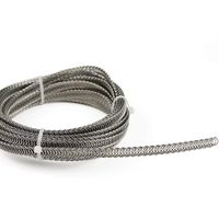 11 Yard Roll of 1/2" Wide Spiral Stainless Steel Corset Boning