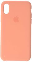 Apple Silicone Case (for iPhone X) - Peach