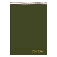 Ampad Gold Fibre Classic, Wirebound Planner Pad, Size  8-1/2 x 11-3/4, Red Cover, Legal Ruling , 70 Sheets per Pad (20-811)