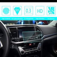8X-SPEED for Hyundai Elantra 6.2-Inch 137x76mm Car Navigation Screen Protector HD Clarity 9H Tempered Glass Anti-Scratch, in-Dash Media Touch Screen GPS Display Protective Film