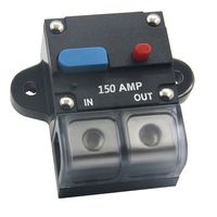 ZOOKOTO 12-24 Volt DC 150A Circuit Breaker, 0 or 4 Gauge Trolling Motor Auto Car Marine Boat Bike Stereo Audio Inline Fuse Holders Inverter (150A)