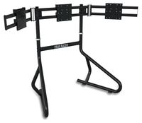 Trak Racer 35 inch to 45 inch Triple Monitor Floor Mounting Gaming Event Stand for LED LCD TV Monitors