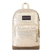JanSport Right Pack Expressions 15 Inch Laptop Backpack - Any Occasion Daypack, Gold Polka Dot