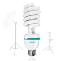 LimoStudio 45 Watt, 6500K Fluorescent Daylight Balanced Light Bulb for Photography and Video Lighting, AGG876