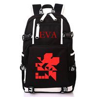 Siawasey Anime EVA Neon Genesis Evangelion Cosplay Backpack Daypack Bookbag Laptop School Bag