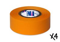 Nev's Ink Labeling Tape 3/4 inch x 500 inch (4 pack) Color Coding, Nursing, Laboratory, Multi-purpose (Orange)