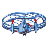 Littleice JJRC H64 Spiderman Full Cover 3D Rolling Quiver Smart Remote Control Drone Quadcopter Toy RTF (Blue)