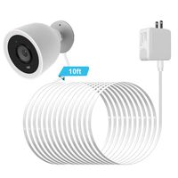 Power Adapter for Nest Cam IQ Outdoor,LANMU Weatherproof Power Cable for Nest Cam IQ Outdoor,with USB C Smart Wall Charger,Compatible with Nest Cam IQ Outdoor Security Camera (10ft/3m)